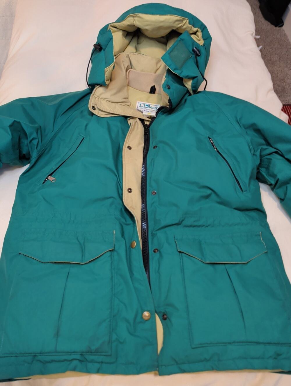 Vintage LL Bean Maine Warden's Parka - Blue Gore-Tex, Women's Small